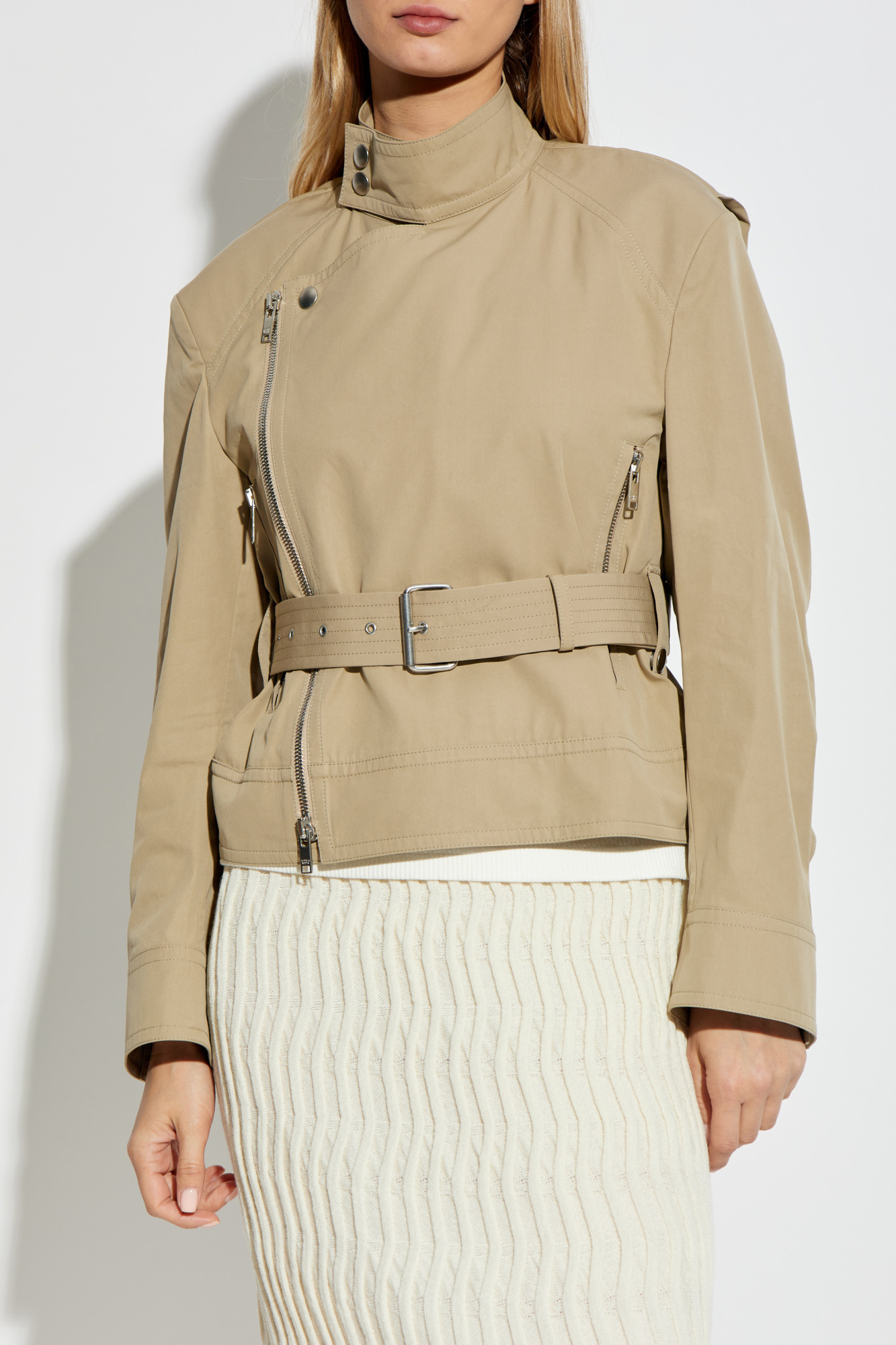 ジャケット Bottega Veneta beige Jacket with Stand Collar Beige Jacket with Stand Collar Bottega Veneta - Vitkac AS